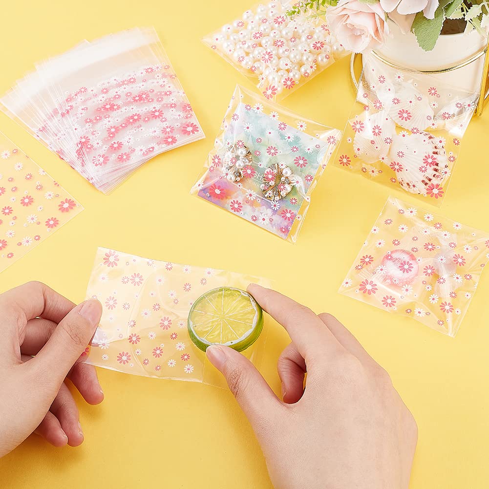 Amazon | PH PandaHall 約95~100枚 OPP袋 ラッピング袋 花柄 お菓子